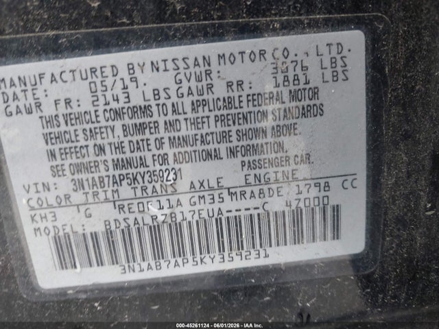 Nissan Sentra Sr