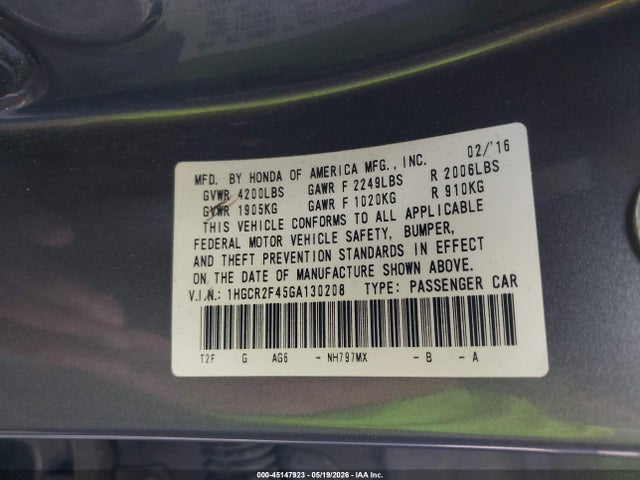 Honda Accord Lx