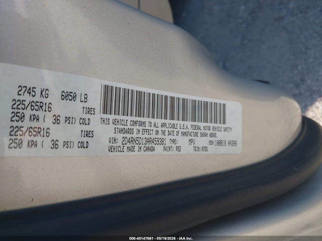 Dodge Grand Caravan Sxt