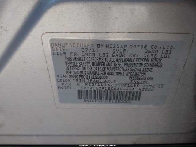 Nissan Kicks Sr