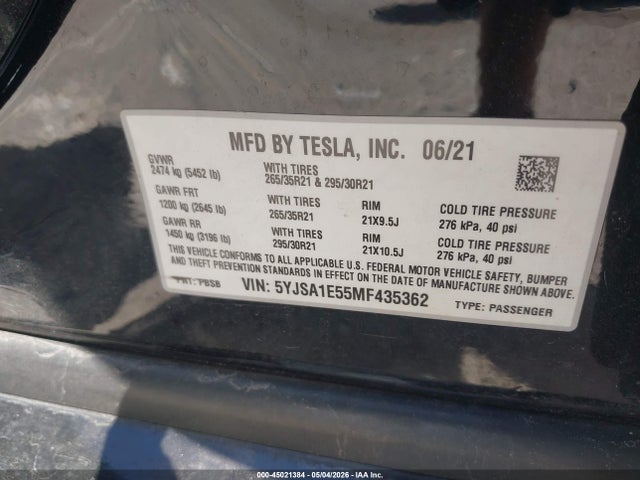Tesla Model S Long Range Dual Motor All-wheel Drive