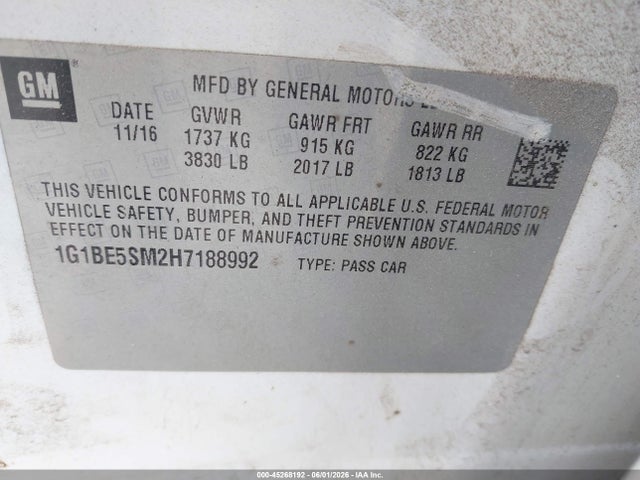 Chevrolet Cruze Lt Auto