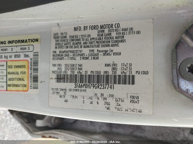 Ford Fusion Se