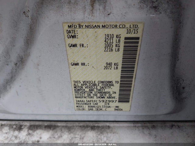 Nissan Altima 2.5 S