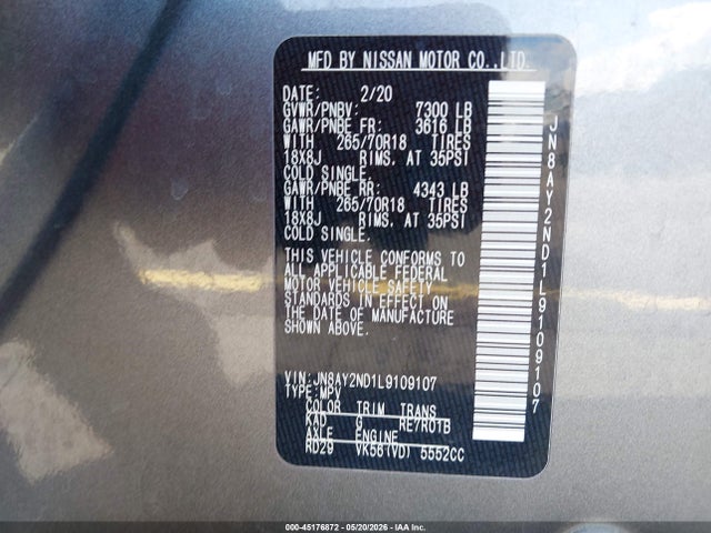 Nissan Armada Sv 2wd