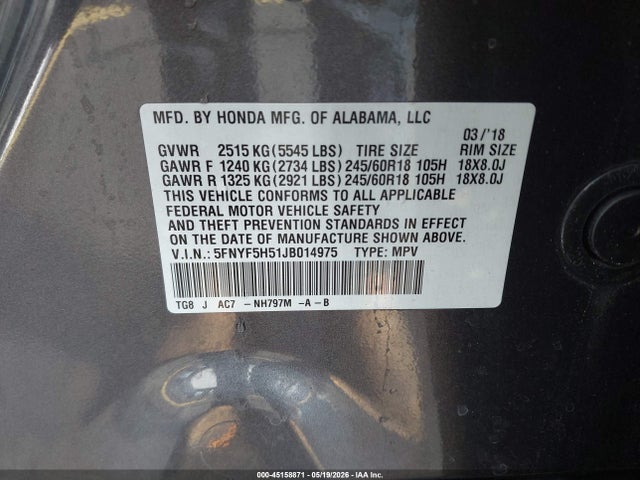 Honda Pilot Ex-l