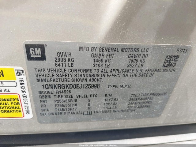 Chevrolet Traverse 1lt