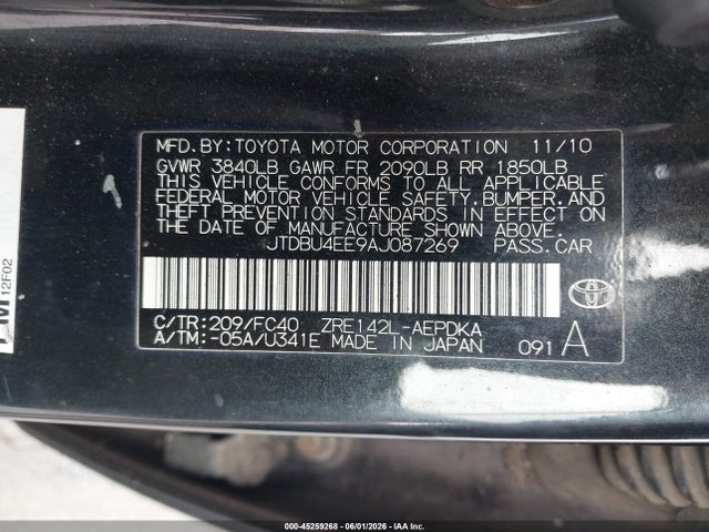 Toyota Corolla Le