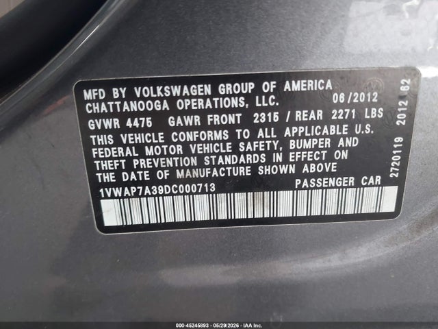 Volkswagen Passat 2.5l S