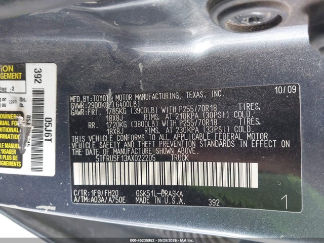 Toyota Tundra Grade V6