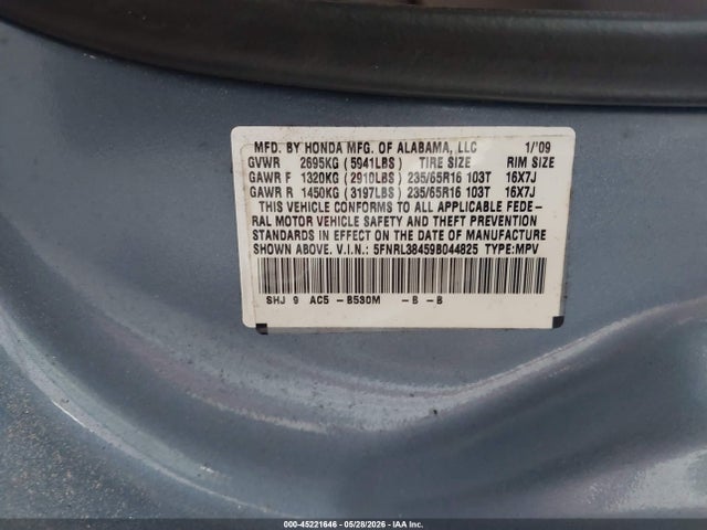 Honda Odyssey Ex