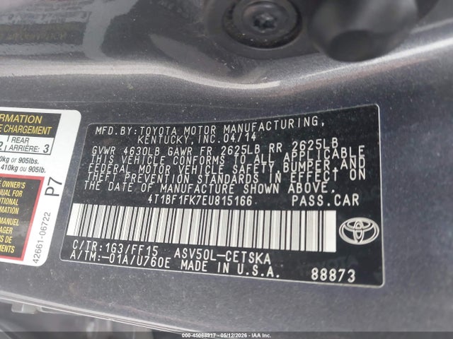 Toyota Camry Se