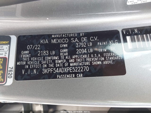 Kia Forte Gt-line