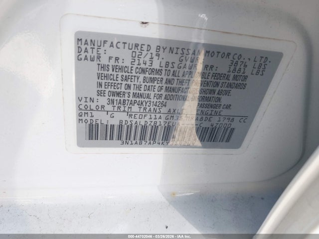 Nissan Sentra Sv