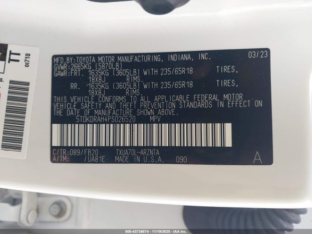 Toyota Highlander Le
