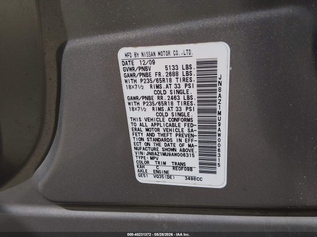 Nissan Murano Sl