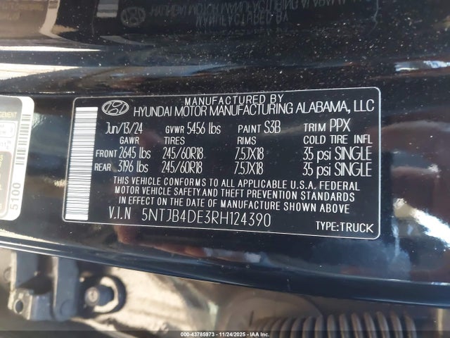 Hyundai SANTA CRUZ Sel