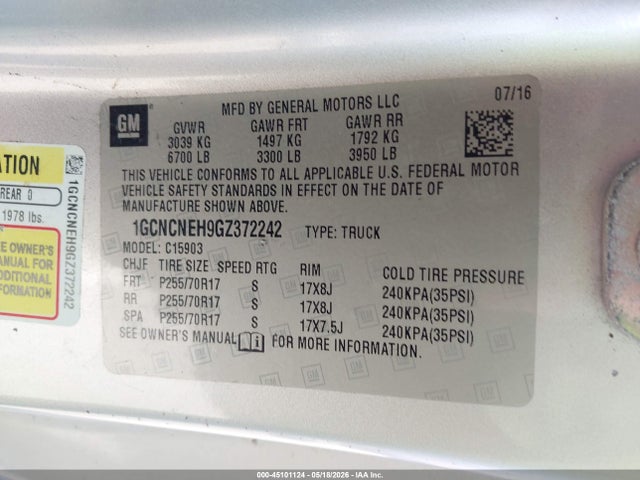Chevrolet Silverado 1500 Wt