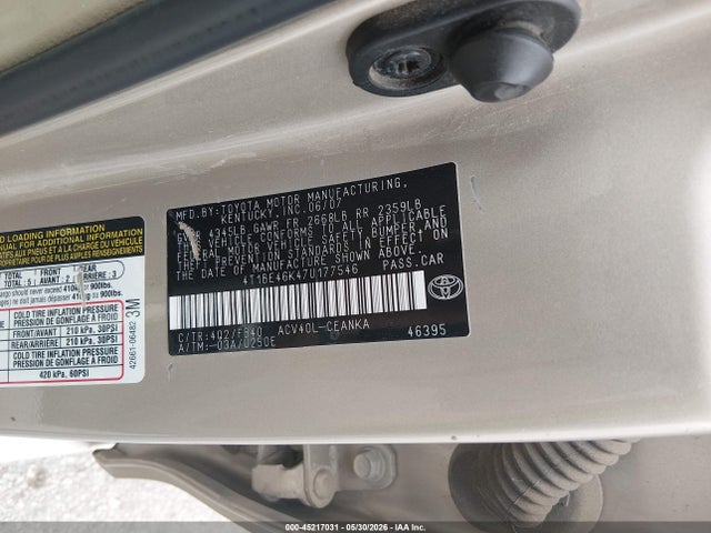 Toyota Camry Le