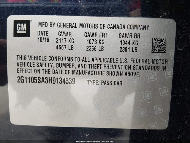 Chevrolet Impala 1lt