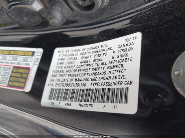 Honda Civic Ex-l