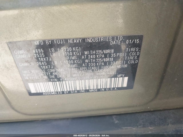 Subaru Outback 2.5i Limited