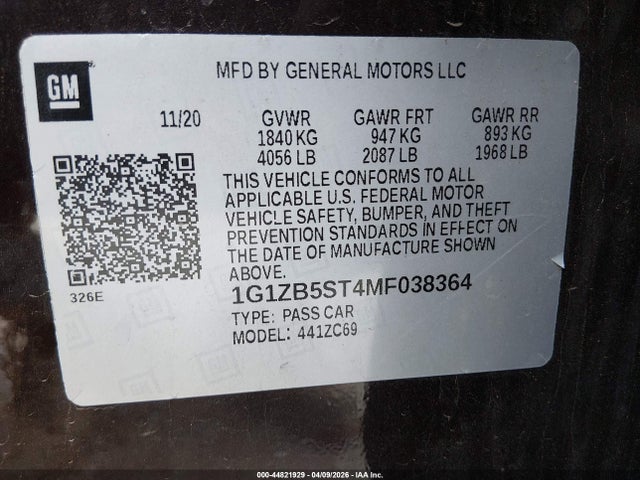 Chevrolet Malibu Fwd Ls