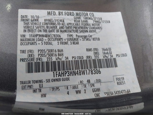 Ford Focus Sel