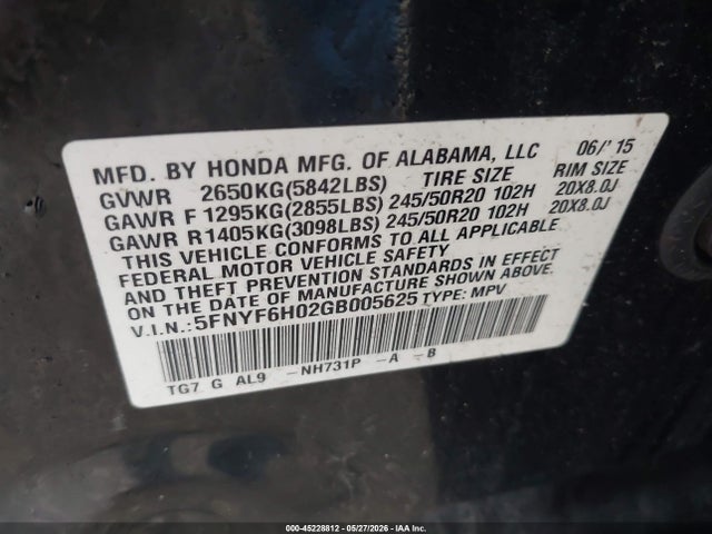 Honda Pilot Elite