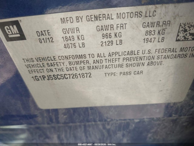 Chevrolet Cruze Eco