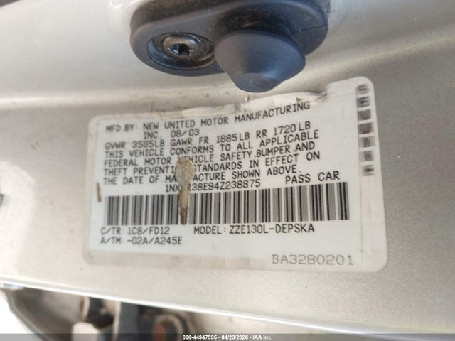 Toyota Corolla S