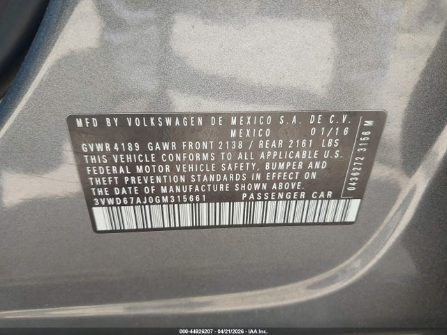Volkswagen Jetta 1.4t Se