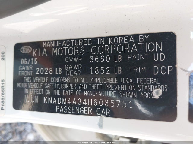 Kia Rio Lx