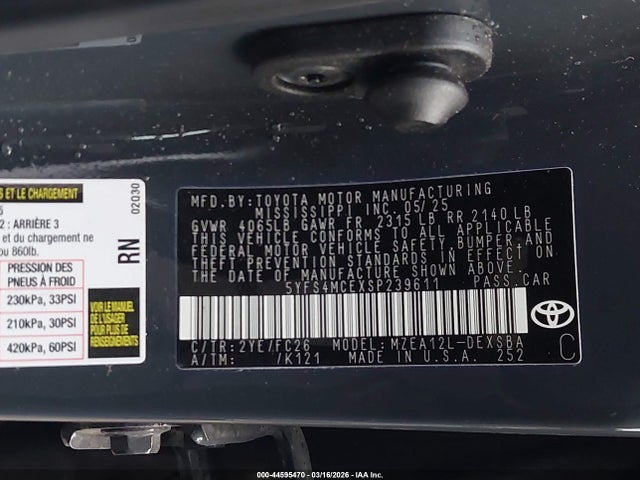 Toyota Corolla Se