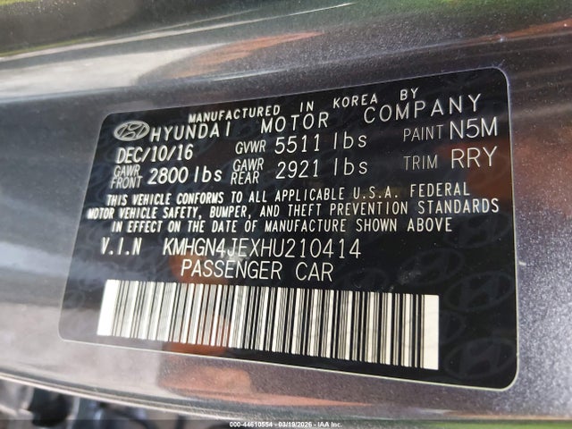 Genesis G80 3.8