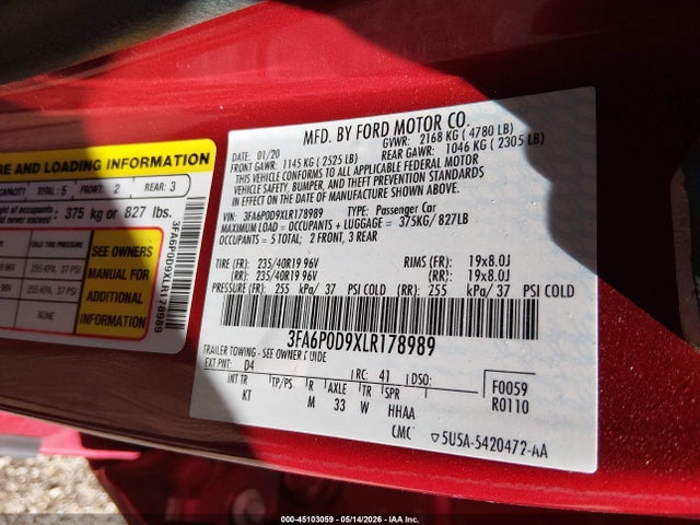 Ford Fusion Titanium