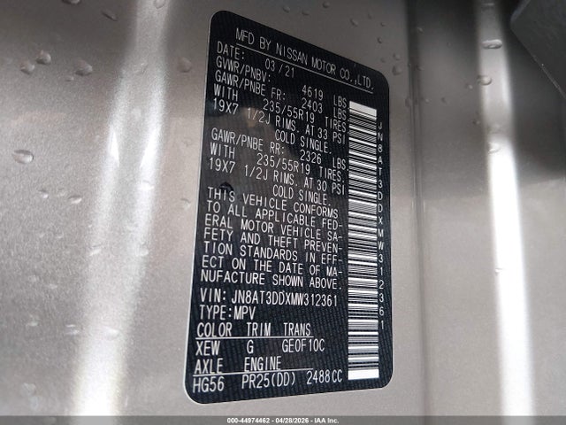 Nissan Rogue Platinum Intelligent Awd