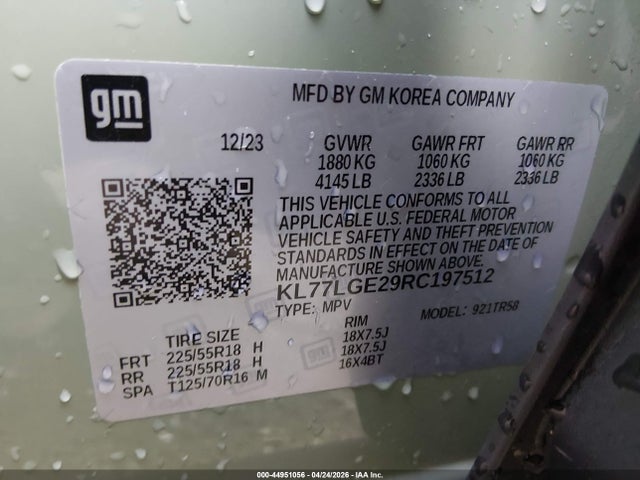 Chevrolet Trax Fwd 1rs