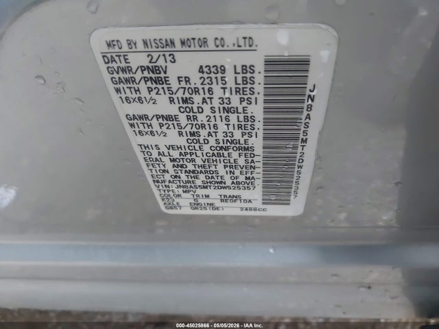 Nissan Rogue S