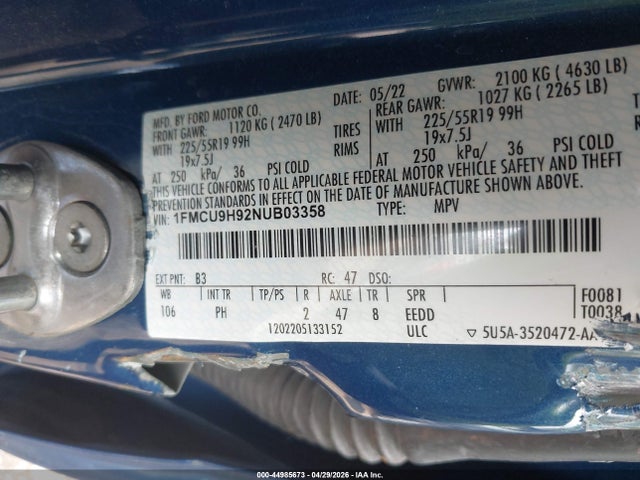 Ford Escape Sel