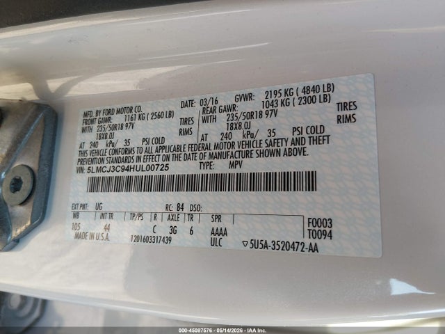 Lincoln MKC Reserve