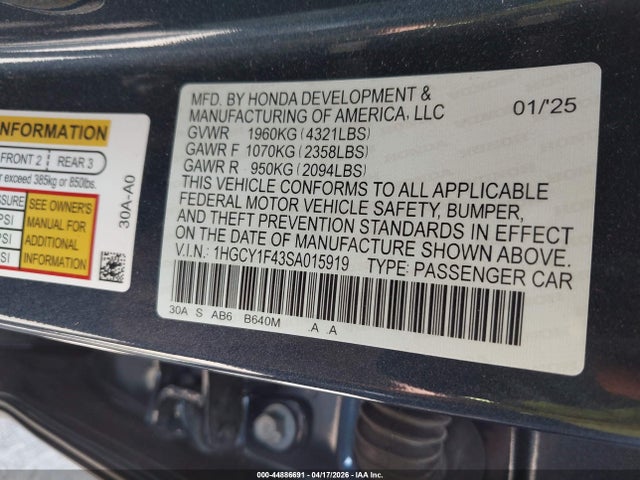 Honda Accord Se