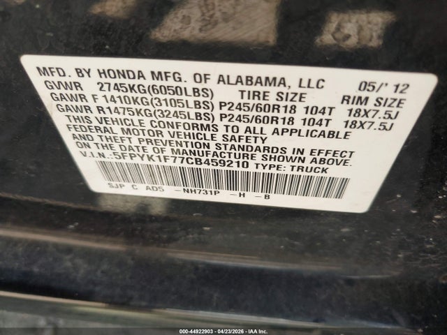 Honda Ridgeline Sport
