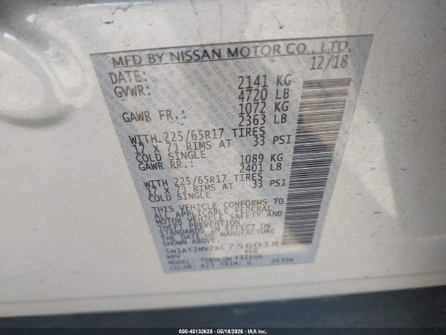 Nissan Rogue Sv