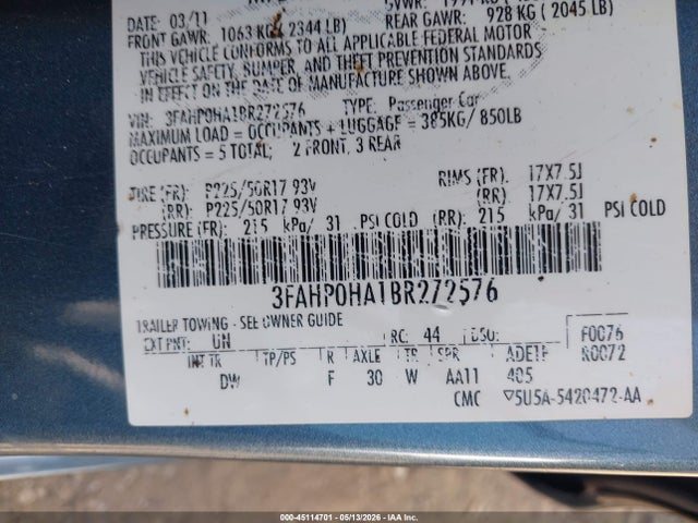 Ford Fusion Se