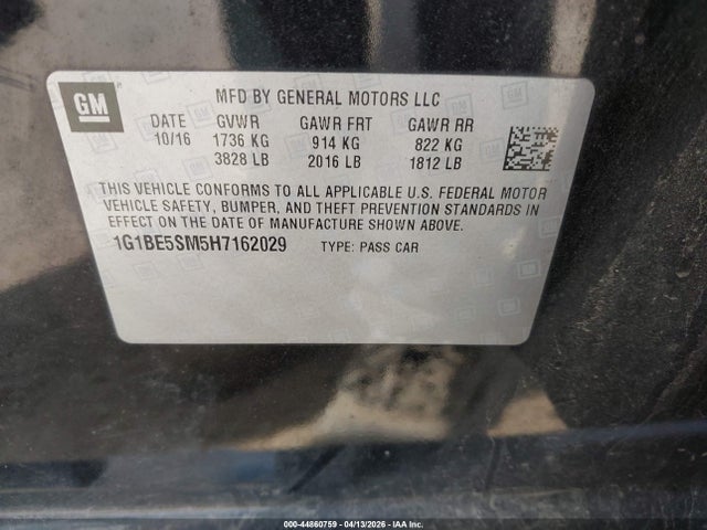 Chevrolet Cruze Lt Auto