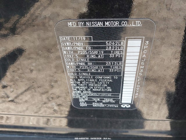 INFINITI Qx Essential Awd
