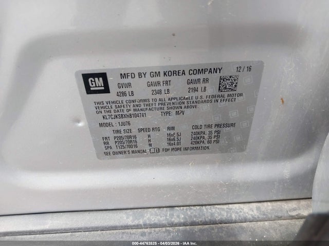Chevrolet Trax Ls