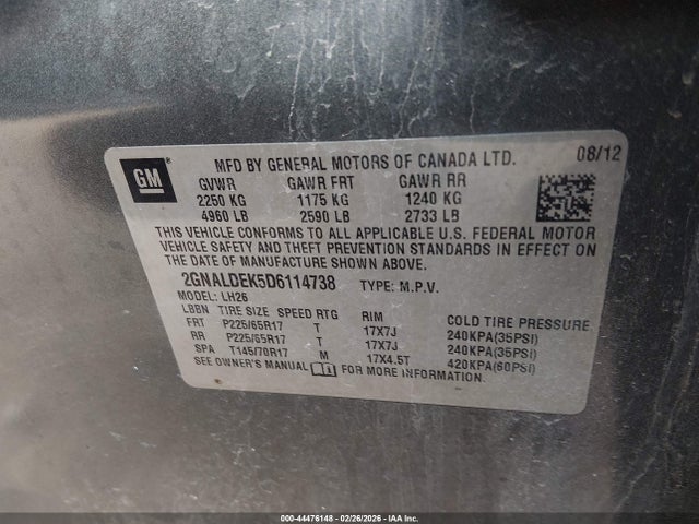Chevrolet Equinox 1lt