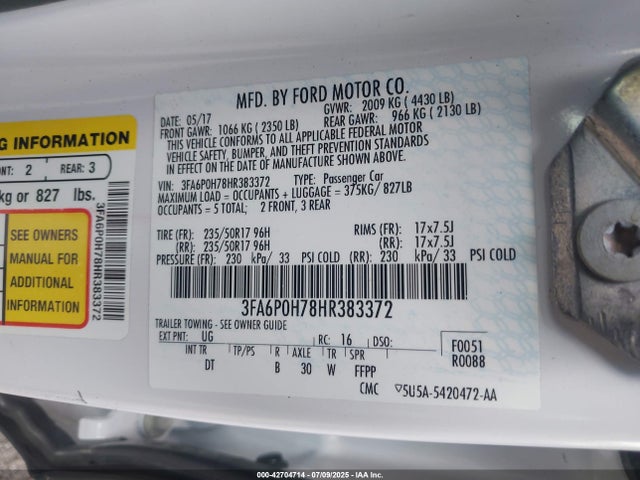 Ford Fusion Se